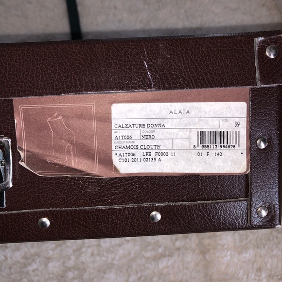 ALAIA platform suede shoes size EU 39 - Picture 16 of 16